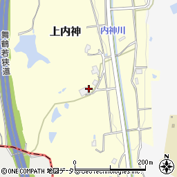 兵庫県三田市上内神1438周辺の地図