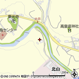 兵庫県川辺郡猪名川町北田原川西周辺の地図