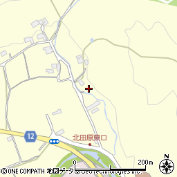 兵庫県猪名川町（川辺郡）北田原（谷口）周辺の地図