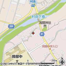 静岡県藤枝市岡部町子持坂60-2周辺の地図