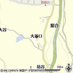 兵庫県川辺郡猪名川町紫合大谷口周辺の地図
