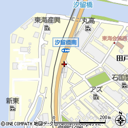 汐留橋南周辺の地図