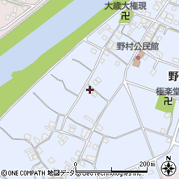 兵庫県加東市野村周辺の地図
