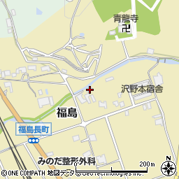 兵庫県三田市福島318周辺の地図