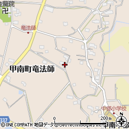 滋賀県甲賀市甲南町竜法師1010周辺の地図