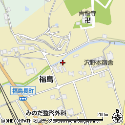 兵庫県三田市福島351周辺の地図