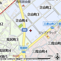 愛知県碧南市立山町4丁目周辺の地図