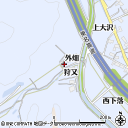 愛知県岡崎市池金町外畑1周辺の地図