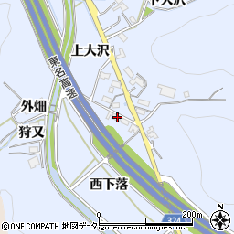 愛知県岡崎市池金町西下落30周辺の地図