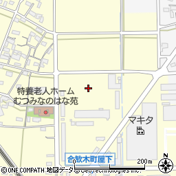 愛知県岡崎市合歓木町高橋周辺の地図