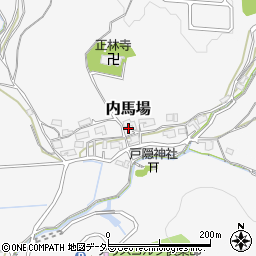 兵庫県猪名川町（川辺郡）内馬場（垣内）周辺の地図