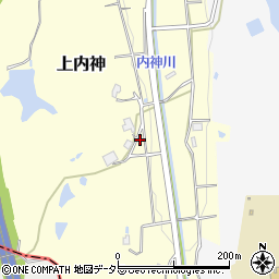 兵庫県三田市上内神2343周辺の地図