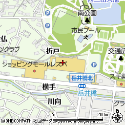 白竜社ドミー若松店周辺の地図