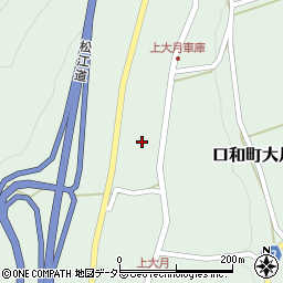 広島県庄原市口和町大月270周辺の地図