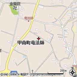 滋賀県甲賀市甲南町竜法師2447周辺の地図