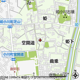 愛知県安城市姫小川町周辺の地図