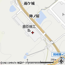 愛知県岡崎市樫山町広表23周辺の地図