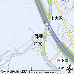 愛知県岡崎市池金町外畑8周辺の地図