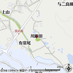 兵庫県宝塚市長谷川原田周辺の地図