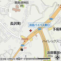 浜田シティビル周辺の地図