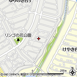 兵庫県三田市ゆりのき台5丁目8周辺の地図