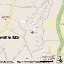 滋賀県甲賀市甲南町竜法師988周辺の地図