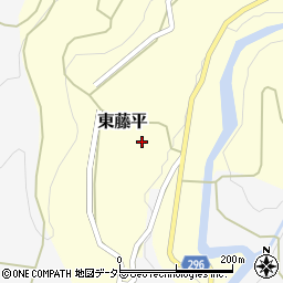 静岡県浜松市天竜区東藤平108周辺の地図