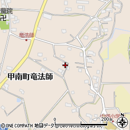 滋賀県甲賀市甲南町竜法師1007周辺の地図