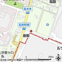 和泉工業団地東周辺の地図