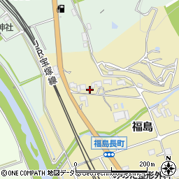 兵庫県三田市福島722周辺の地図