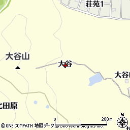 兵庫県川辺郡猪名川町紫合大谷周辺の地図