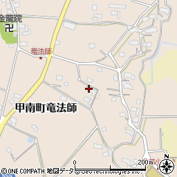 滋賀県甲賀市甲南町竜法師1006周辺の地図