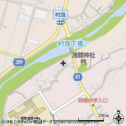 静岡県藤枝市岡部町子持坂47-3周辺の地図