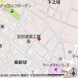愛知県安城市和泉町郷前周辺の地図