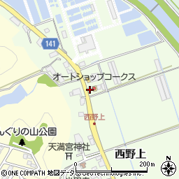 兵庫県三田市西野上358周辺の地図
