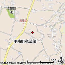 滋賀県甲賀市甲南町竜法師975周辺の地図