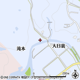兵庫県宝塚市大原野滝本周辺の地図