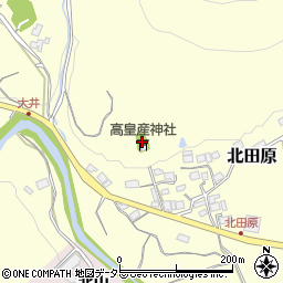 高皇産神社周辺の地図