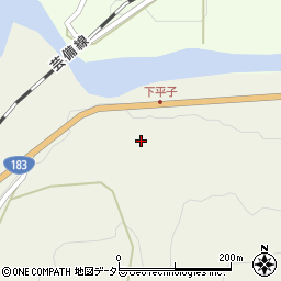 広島県庄原市西城町平子360周辺の地図