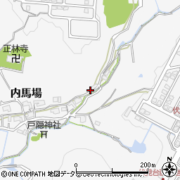 兵庫県川辺郡猪名川町内馬場東垣内周辺の地図
