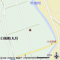 広島県庄原市口和町大月69周辺の地図