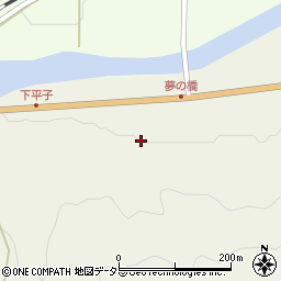 広島県庄原市西城町平子345周辺の地図