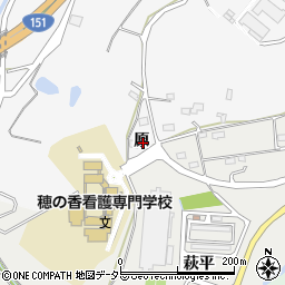 愛知県新城市八束穂原周辺の地図