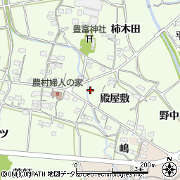 愛知県岡崎市牧平町殿屋敷22周辺の地図