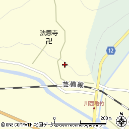 広島県庄原市東城町川西1228周辺の地図