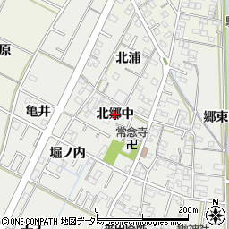 愛知県岡崎市野畑町（北郷中）周辺の地図