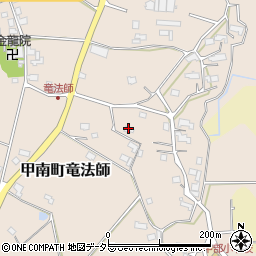 滋賀県甲賀市甲南町竜法師999周辺の地図