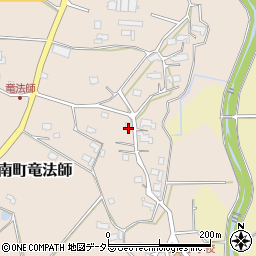 滋賀県甲賀市甲南町竜法師985周辺の地図