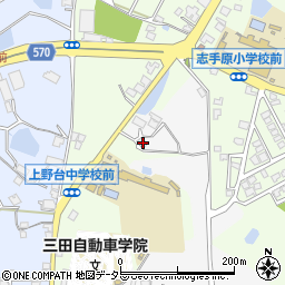 兵庫県三田市成谷189周辺の地図