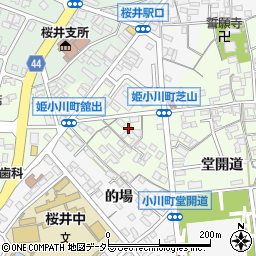 愛知県安城市姫小川町芝山周辺の地図